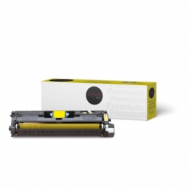 Compatible HP Universelle (121A / 122A / Canon EP87). Cartouche de toner. Jaune. Premium Tone
