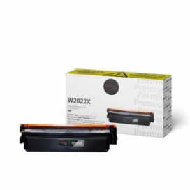 Compatible HP 414X (W2022X). Cartouche de toner. Rendement élevé. Jaune. Premium Tone