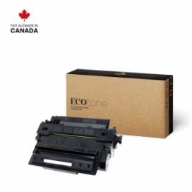 Réusinée HP 55X (CE255X). Cartouche de toner. Rendement élevé. Noir. Ecotone