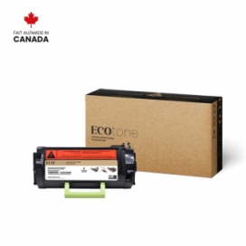 Lexmark 701HK (70C1HK0). Cartouche de toner réusinée. Rendement élevé. Noir. Ecotone