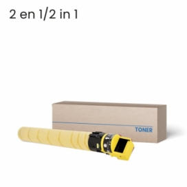 Konica Minolta Universelle (TN328Y / TN626Y). Cartouche de toner compatible. Jaune.