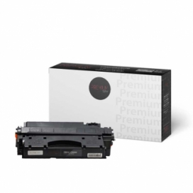 Compatible HP 05X (CE505X). Cartouche de toner. Rendement élevé. Noir. Premium Tone