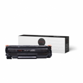 Compatible HP Universelle (35A / 36A / 85A / Canon 125). Cartouche de toner. Noir. Premium Tone