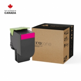 Lexmark C231HM0. Cartouche de toner réusinée. Rendement élevé. Magenta. Ecotone