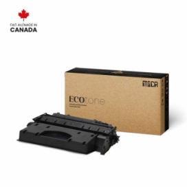 Réusinée HP 80X (CF280X). Cartouche de toner MICR. Rendement élevé. Noir. Ecotone