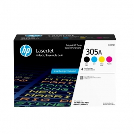 Originale HP 305A (CE305AQ1). Cartouche de toner. Ensemble 4 couleurs