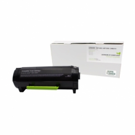 Lexmark 501U / 601X. Cartouche de toner réusinée ''compliant''. Noir.