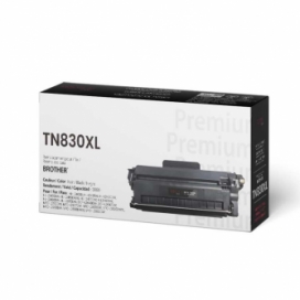 Brother TN830XL. Cartouche de toner compatible. Rendement élevé. Noir. Premium Tone