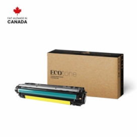 Réusinée HP 307A (CE742A). Cartouche de toner. Jaune. Ecotone