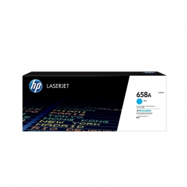 Originale HP 658A (W2001A). Cartouche de toner. Cyan.