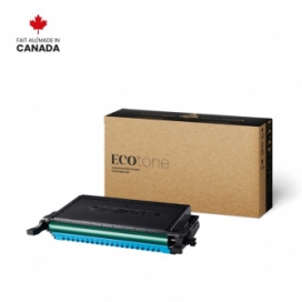 Samsung C660B (CLP-C660B). Cartouche de toner réusinée. Cyan. Ecotone