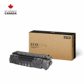 Réusinée HP 49A (Q5949A). Cartouche de toner MICR. Noir. Ecotone