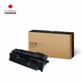 Réusinée HP 80A (CF280A). Cartouche de toner. Noir. Ecotone