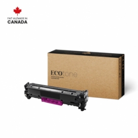 Réusinée HP 125A (CB543A). Cartouche de toner. Magenta. Ecotone