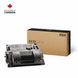 Réusinée HP 90X (CE390X). Cartouche de toner MICR. Rendement élevé. Noir. Ecotone