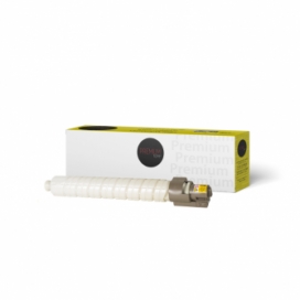 Ricoh 888637 -884963. Cartouche de toner compatible. Jaune. Premium Tone