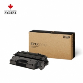 Réusinée HP 05X (CE505X). Cartouche de toner MICR. Rendement élevé. Noir. Ecotone