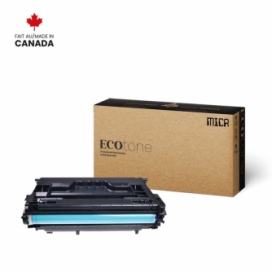 Réusinée HP 37X (CF237X). Cartouche de toner MICR. Rendement élevé. Noir. Ecotone