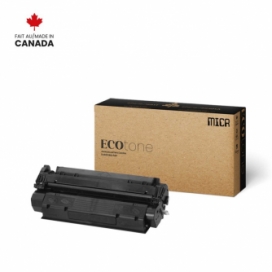 Réusinée HP 15X (C7115X). Cartouche de toner MICR. Rendement élevé. Noir. Ecotone