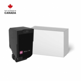 Lexmark 711K (71B10K0). Cartouche de toner réusinée. Noir. Ecotone