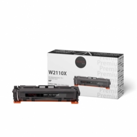 Compatible HP 206X (W2110X). Cartouche de toner. Rendement élevé. Noir. Premium Tone