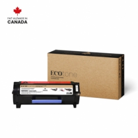 Lexmark 601 (60F1000). Cartouche de toner réusinée. Noir. Ecotone