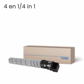 Konica Minolta Universelle (TN328K / TN626K). Cartouche de toner compatible. Noir.