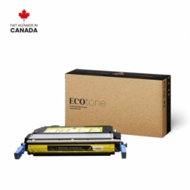 Réusinée HP 642 (CB402A). Cartouche de toner. Jaune. Ecotone