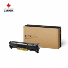 Réusinée HP 125A (CB542A). Cartouche de toner. Jaune. Ecotone