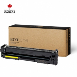 Réusinée HP 202A (CF502A). Cartouche de toner. Jaune. Ecotone