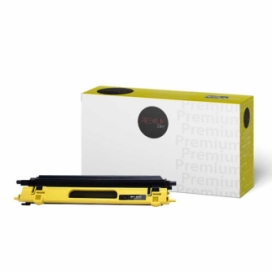 Brother TN115Y. Cartouche de toner compatible. Rendement élevé. Jaune. Premium Tone