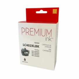 Brother LC402XLBKS. Compatible High Yield Black Ink Cartridge Premium Ink