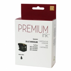 Brother LC109BK. Compatible Black Ink Cartridge. Premium Ink
