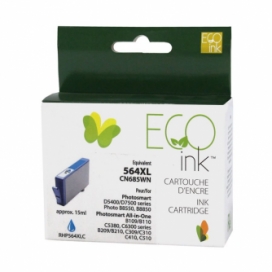 Remanufactured HP 564XL (CB323WN). Cyan Ink Cartridge High Yield. EcoInk