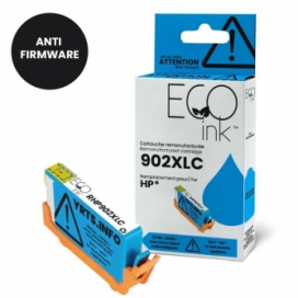 Remanufactured HP 902XL (T6M02AN).Cyan Ink Cartridge High Yield. EcoInk