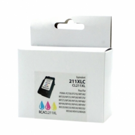 Canon CL-211XL (2975B001). Remanufactured Color Ink Cartridge High Yield. Premium Ink