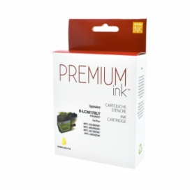 Brother LC3017Y. Compatible Yellow Ink Cartridge High Yield. Premium Ink