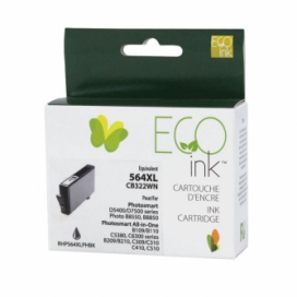 Remanufactured HP 564XL (CB322WN). Photo Black Ink Cartridge High Yield. EcoInk