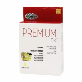 Brother LC3019Y. Compatible Yellow Ink Cartridge Very High Yield. Premium Ink