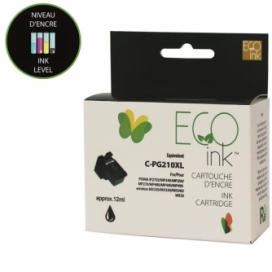 Canon PG-210XL (2973B001). Remanufactured Black Ink Cartridge High Yield. EcoInk