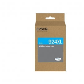 Epson T924XL (T924XL220). Original DURABrite Ultra Cyan Ink Cartridge High Yield