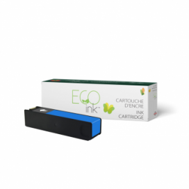 Remanufactured HP 972 (L0R86AN). Cyan Ink Cartridge. EcoInk