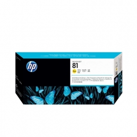 HP 81 (C4953A). Yellow Dye Printhead and Cleaner