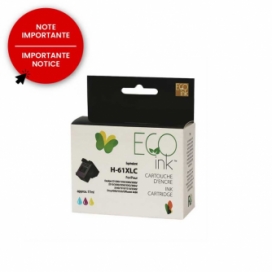 Remanufactured HP 61XL (CH564WN). Color Ink Cartridge High Yield. EcoInk