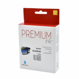 Brother LC3013C. Compatible Cyan Ink Cartridge High Yield. Premium Ink