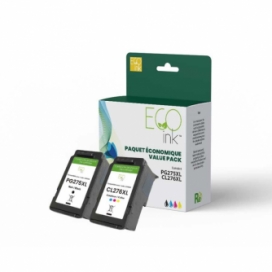 Canon PG275XL / CL276XL (4981C008). Remanufactured Black & Color Ink Cartridge High Yield. EcoInk