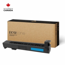 Remanufactured HP 824A (CB381A). Cyan Toner Cartridge. Ecotone