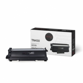 Brother TN450. Compatible Black Toner Cartridge High Yield. Premium Tone
