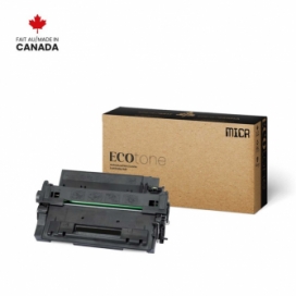 Remanufactured HP 55A (CE255A). Black MICR Toner Cartridge. Ecotone