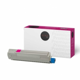 Okidata 44844510. Compatible Magenta Toner Cartridge. Premium Tone